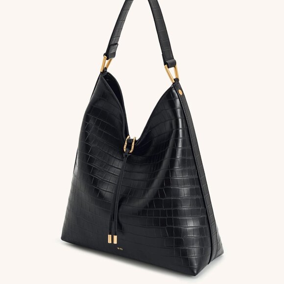 Aria Shoulder Bag - Black Croc JW PEI - Picture 2 of 7